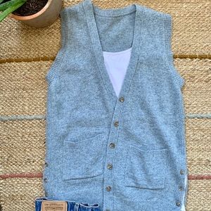 Cardigan Tank with Pockets